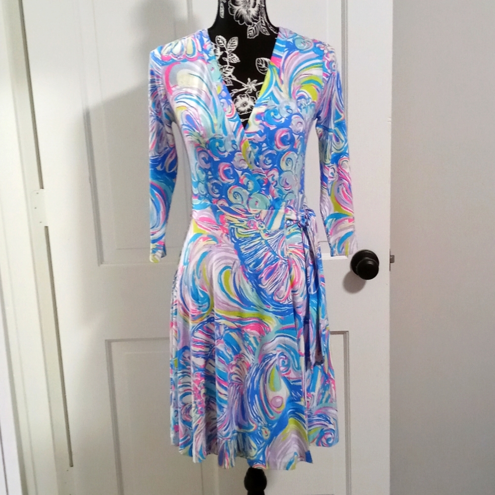 🆕 🌊HTF Lilly Pulitzer🌊 - Emilia Wrap Dress